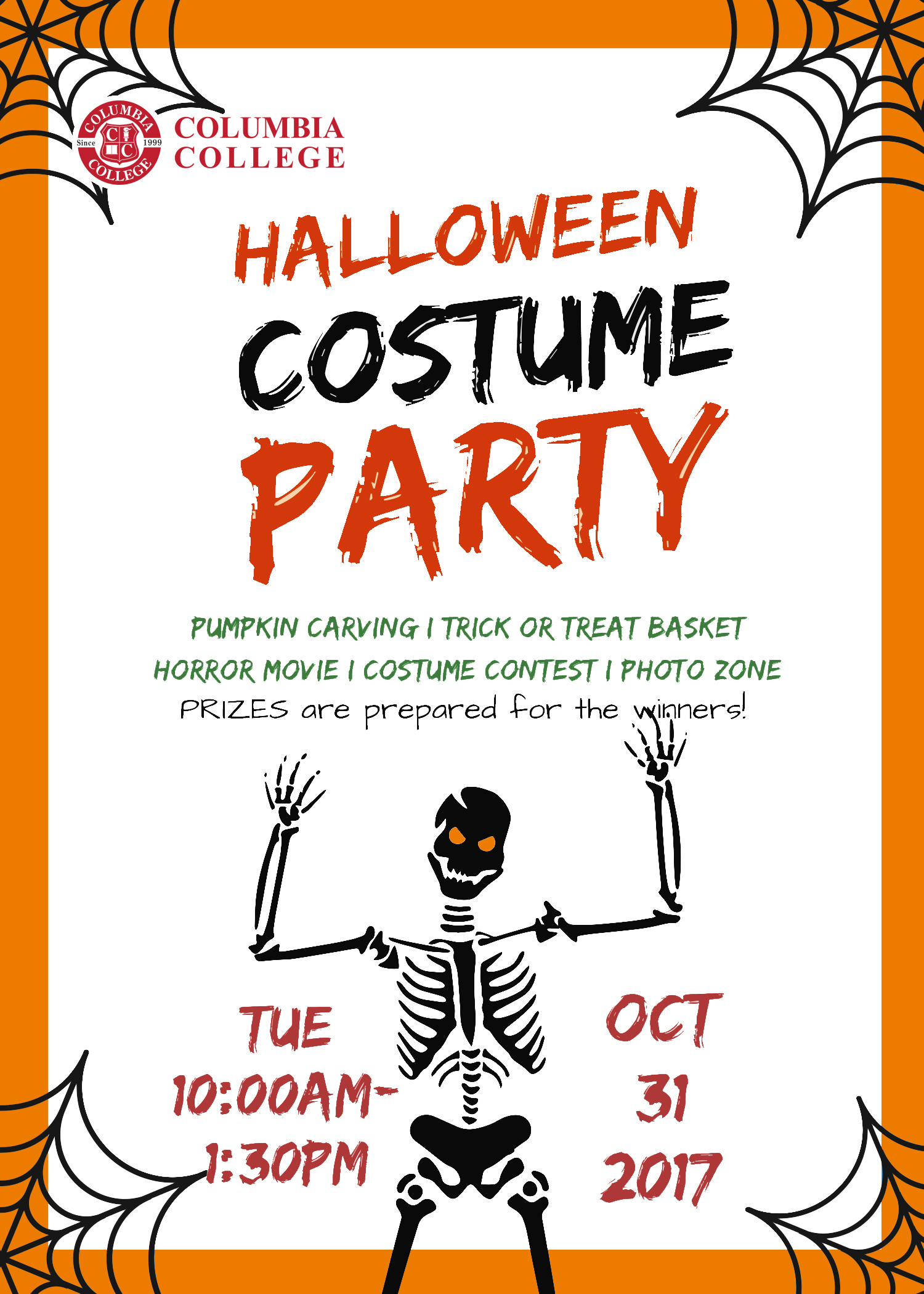 Halloween Costume Party Columbia College
